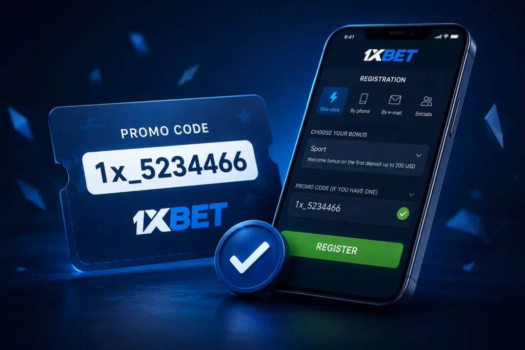 how to activate promo code 1xbet